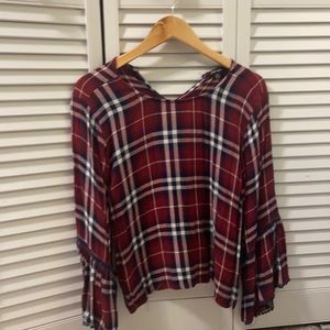 STYLE ENVY red, white, & blue blouse